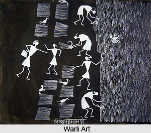 Aquarela mão desenhada warli art collection | Vetor Premium-saigonsouth.com.vn